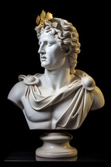 Obraz premium Marble bust of Helios