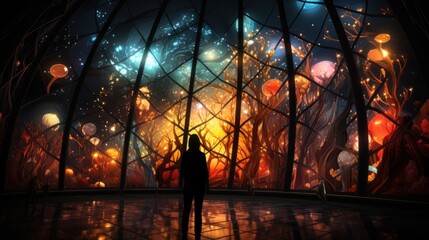 3D pavilion: a complex network of fascinating lines and nodes.