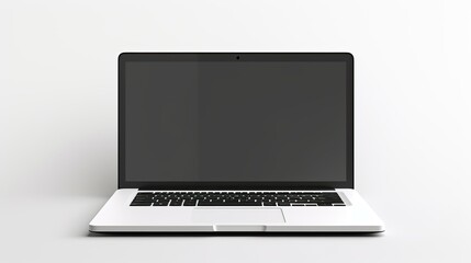 3d Illustration Modern Minimalist Laptop Isolated Background
