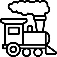 Fototapeta premium Steam Engine Icon
