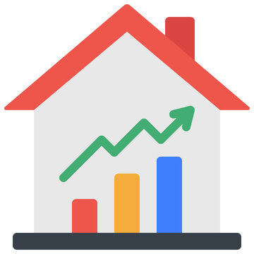 Housing Market Increase Icon