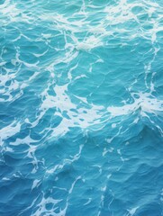 Fototapeta premium Ocean Water Creative Abstract Texture Wallpaper. Photorealistic Digital Art Decoration. Abstract Realistic Surface Vertical Background. Ai Generated Vibrant Pattern.