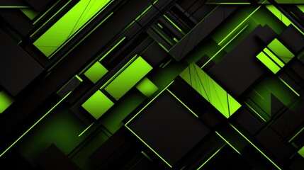 Black Friday sale background in lime green and black colors. Cyber Monday promotion neon banner template concept for promotions and discounts. .