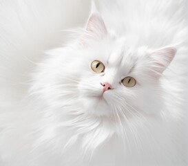 White Cute Cat 