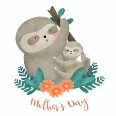 Mother's Day concept expresses the love and bond between mother and child. © Johnstocker