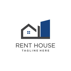 Building logo design vector modern syle