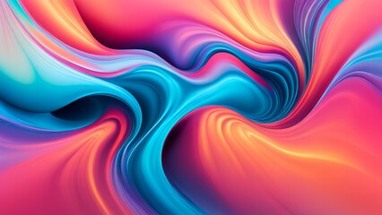 Obraz premium abstract colorful background with waves