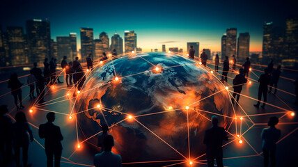 concept of social networking and communication