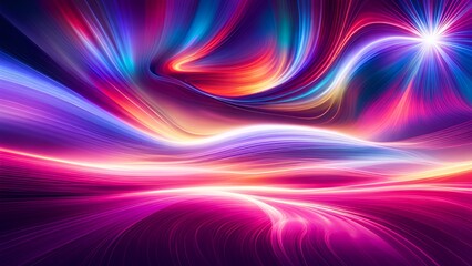 Obraz premium abstract background with glowing lines