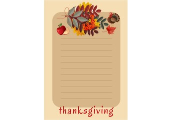 illustration of an background thanksgiving