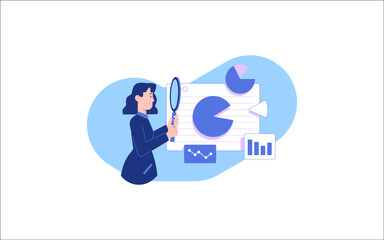 Business Illustration, vector