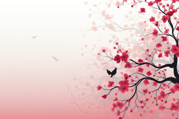 Naklejka premium Heart shape and flower Elements for valentine's day festival design