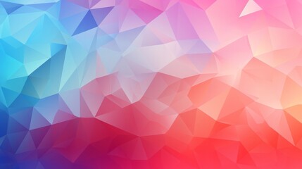 Naklejka premium Geometric polygonal design, a versatile background for your creative projects, featuring a soft gradient and abstract visual elements.