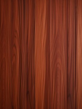 Wooden Mahogany Creative Abstract Texture Wallpaper. Photorealistic Digital Art Decoration. Abstract Realistic Surface Vertical Background. Ai Generated Vibrant Pattern.
