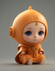 baby buddha monk