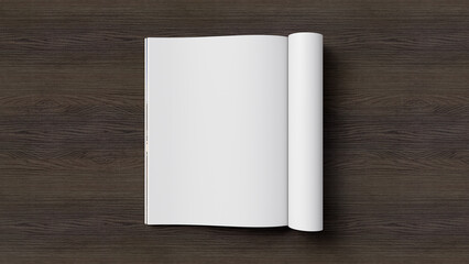 빈 페이지 책 Empty Page Book