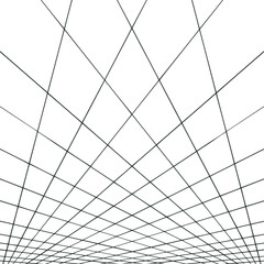 Dimensional lines perspective background