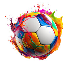 soccer colorful  background removal