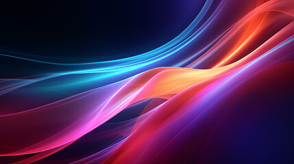 A stunning gradient backdrop with vibrant, flowing energy lines in the sunlit cosmos..