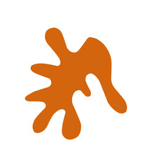 Orange Paint Splash