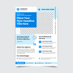 Corporate Business Flyer Template Print Ready Vector File