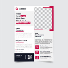 Corporate Business Flyer Template Print Ready Vector File