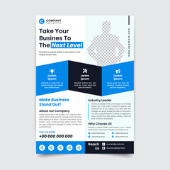 Corporate Business Flyer Template Print Ready Vector File