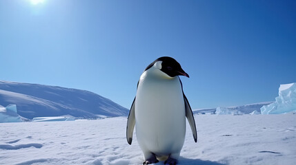 Obraz premium Emperor Penguin in Antarctica