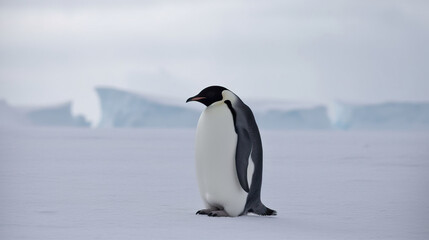 Obraz premium Emperor Penguin in Antarctica