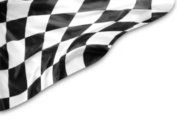 Fotobehang Checkered racing flag © Stillfx