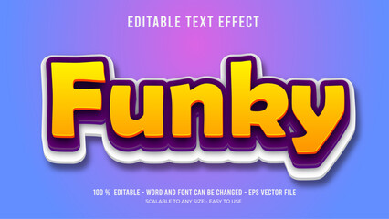 funky editable text effect