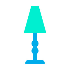 Obraz premium Flat Table Lamp icon