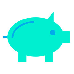 Flat Piggy icon