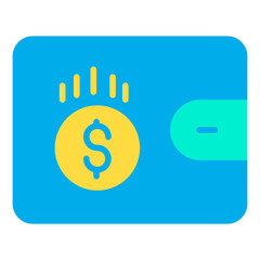 Flat Wallet icon