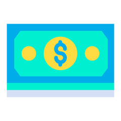 Flat Dollar Money icon