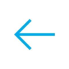 Flat Left Arrow icon
