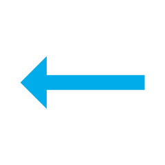 Flat Left Arrow icon