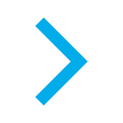 Flat right arrow icon