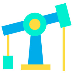 Flat oil pump icon