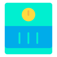 Flat Weight machine icon