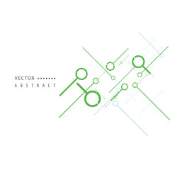 Connect dots and lines. Abstract vector background. Technology concept design. Communication and social network concept. Futuristic technology