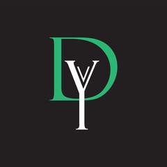 DY letter logo design