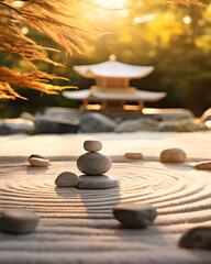 Golden Zen Tranquility: Capturing Inner Peace | Generative AI
