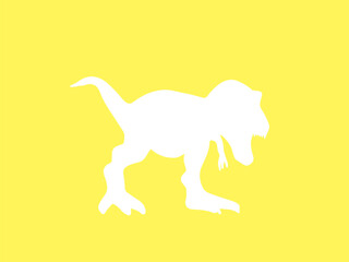 A Colorful Card Featuring a Vector Dinosaur