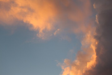 Soft Fluffy Orange Cloud