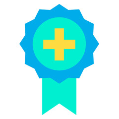 Obraz premium Flat Badge icon