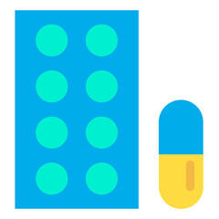 Flat Pills icon