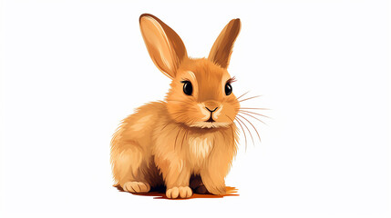 Obraz premium Whimsical Baby Rabbit Art