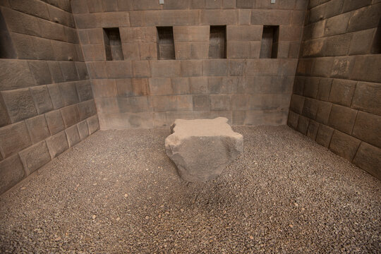 Temple of the Sunat the Coricancha Museum in Cuzco, Peru; Cuzco, Peru