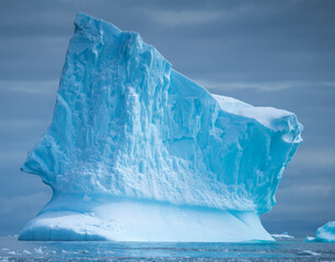 Iceberg on the west side of the Antarctic peninsula; Antarctica